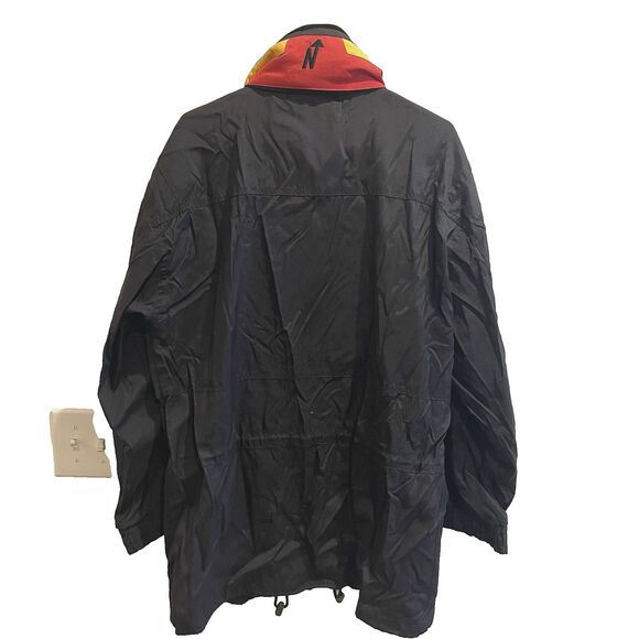 Vtg Classic NORDICA Sportsystem Men's Long Ski Snowboard Jacket M Black Red - Picture 9 of 9